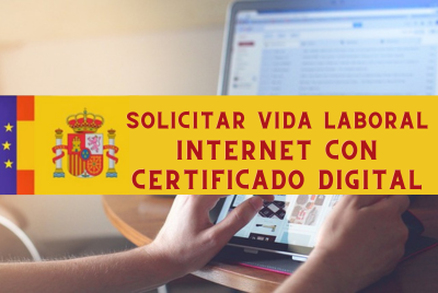 vida laboral por internet con certificado digital